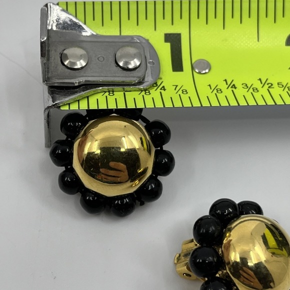 Vintage Estate Joan‎ Rivers Gold Tone Interchangeable Rings earrings Clip On - Picture 5 of 5